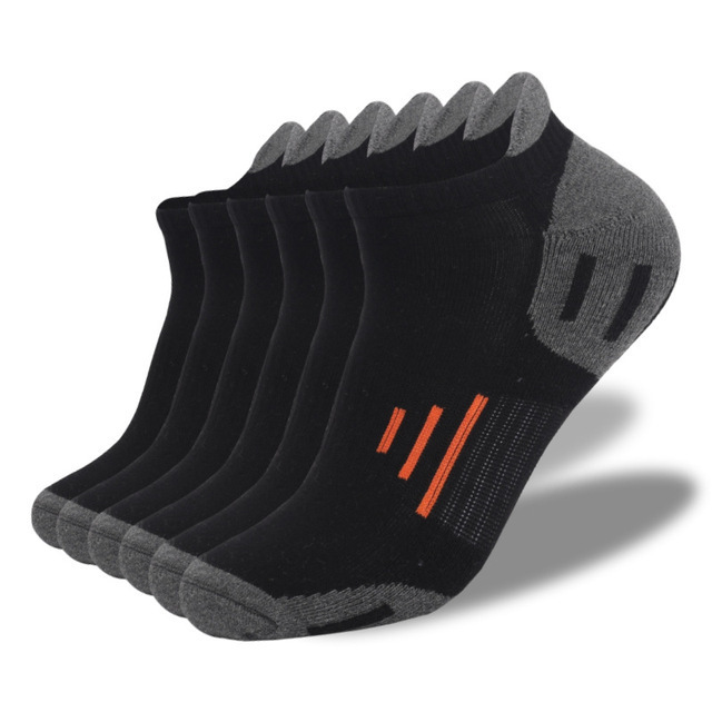 Men's Sports Casual Low Cut Athletic Socks Outdoor Breathable Cotton Moisture Wicking Socks