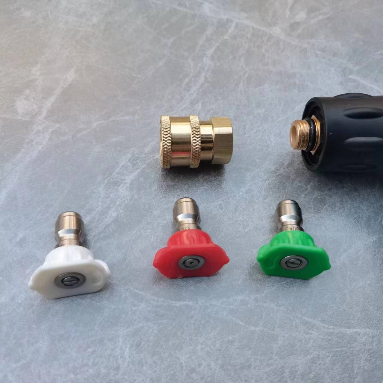 Compass High-Pressure Car Washer Accessories Household Water Hose with Water Gun Brush Car Pump Outlet Pipe Explosion-Proof Hose with Gun