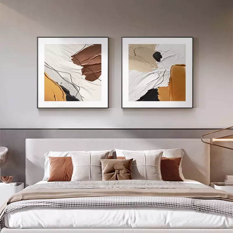 抽象艺术客厅装饰画 画轻奢高级感饭厅沙发墙面挂画 画现代简约卧