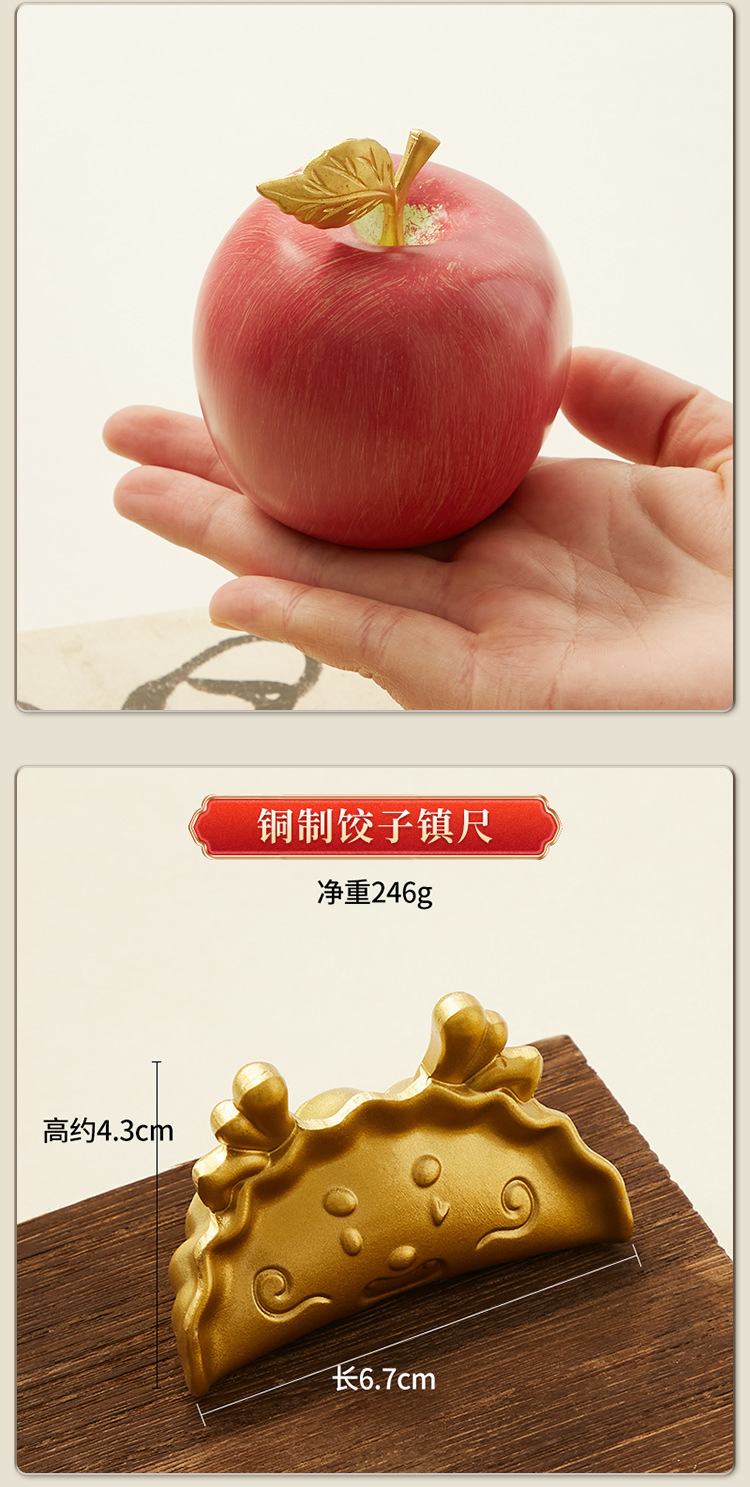 精工黄铜笔筒复古桌面办公室摆件黄铜笔筒文房器具新中式商务礼品详情11