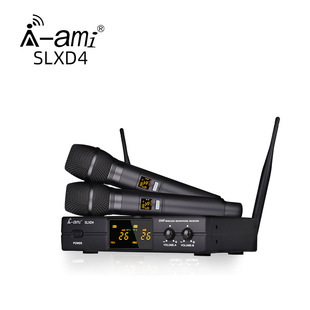 AMI Wireless Microphone U Section One to Two SLXD4 Microphone Small Model Performance Instructors Singing Stage Households