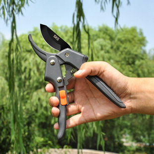 Stainless steel pruning shears coarse branch shears SK5 fruit tree garden scissors multifunctional picking grape shears gardening tools