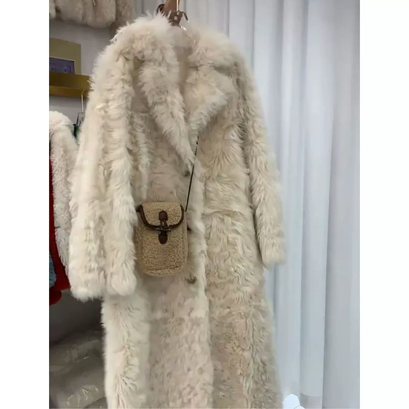 Кашемировое пальто женский осенний и зимний новый стиль