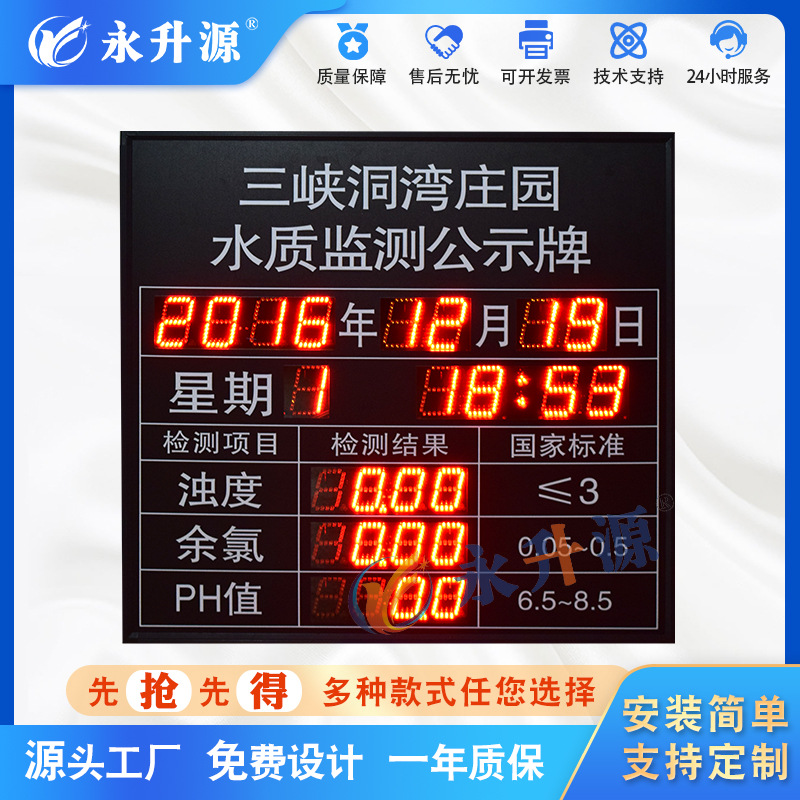 ������Ȫˮ���Բ⹫ʾ����Ӿ�ع�PHֵ����ORP���������LED��ʾ��