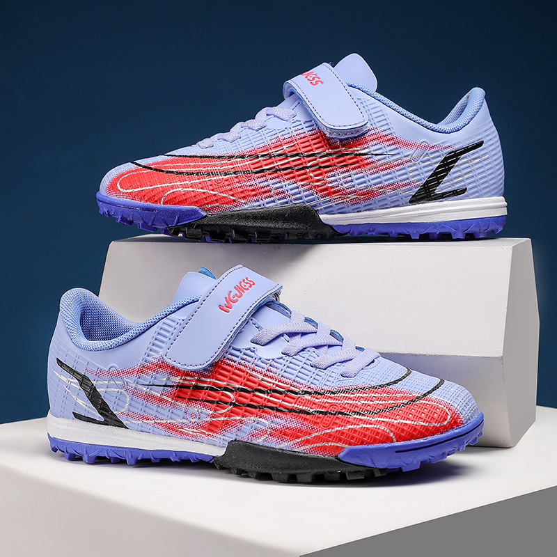 Nuovi ragazzi e ragazze da calcio per bambini, scarpe sportive per l'allenamento degli studenti fuori dalla scuola, erba artificiale, piedini per unghie rotti TF_voghion.com