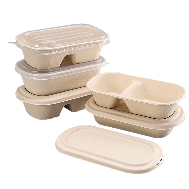 Ensalada ligera, mochi, frijoles rojos, tiras crujientes de coco, caja bento para llevar, biodegradable, 700 850, compartimento para croissant.