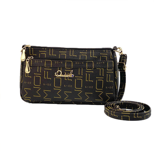 Qianzihu women's bag new retro shoulder bag fashion live broadcast small bag middle-aged mother mobile phone bag shopping bag