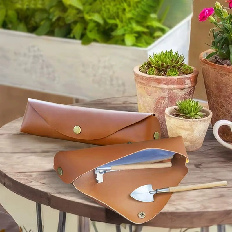 Модная сумка для садовых инструментов, косметичка из искусственной кожи, портативный ручной садовый инструмент, многофункциональный защитный чехол
