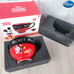 迪士尼牛奶麥片水杯陶瓷卡通杯子可愛兒童大容量馬克杯喝水咖啡杯