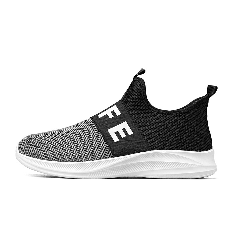 Scarpe da lavoro da uomo Scarpe da tennis Scarpe da ginnastica Rete sintetica Assorbimento degli urti Calzature versatili e traspiranti_voghion.com