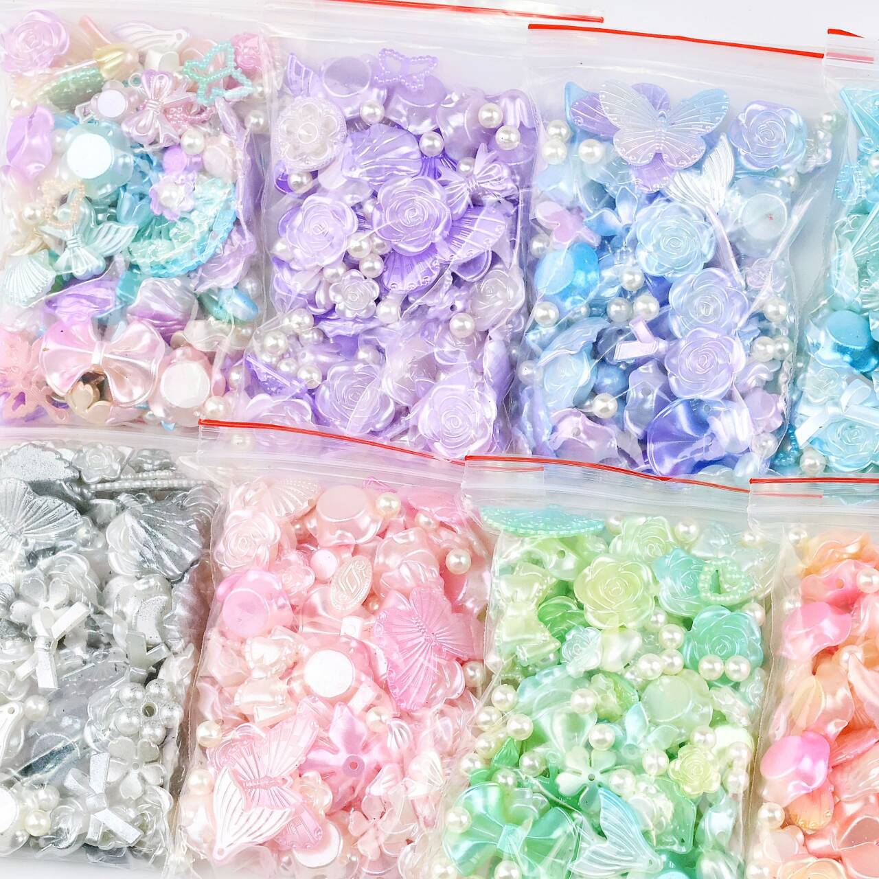 컬러 바로크 혼합 나비 장미 꽃 수제 꽃 DIY 전화 케이스 헤드웨어 헤어핀 액세서리 소재