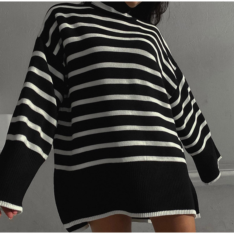 Women's Sweater Long Sleeve Sweaters & Cardigans Casual Solid Color display picture 3