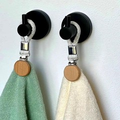 国境を越えて人気の多機能キッチンタオルクリップ編みロープ浴室クリップケヤキの丸い頭収納クリップ卸売り
