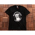 B349 Smoking Cat Black