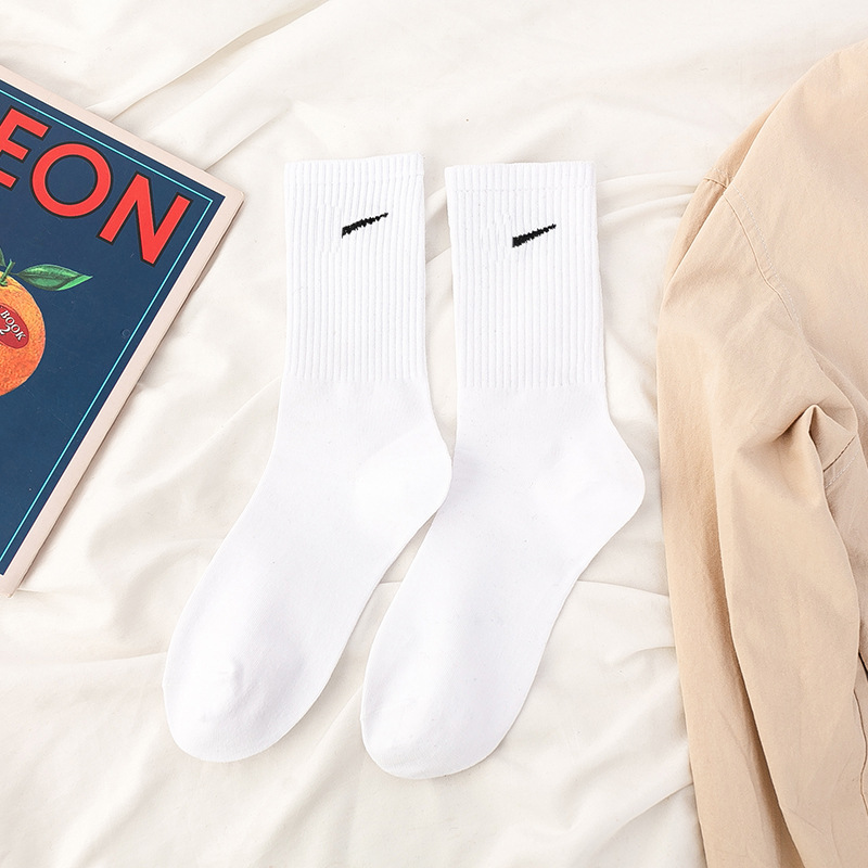 Calcetines de media pantorrilla para mujer, verano, algodón puro multicolor, resistentes, ideales para baloncesto