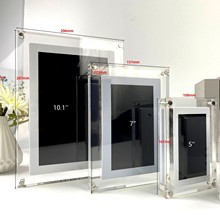 5寸7寸10寸透明亚克力数码相框视频图片音乐播放器 电子相册礼品