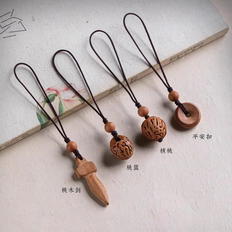 Wild Peach Wood Pendant from the Southeast, Sword and Axe Amulet for Protection, Suitable for Men, Women, Babies, and Pregnant Women Wild Peach Wood Pendant from the Southeast, Sword and Axe Amulet for Protection, Suitable for Men, Women, Babies, and Pregnant Women