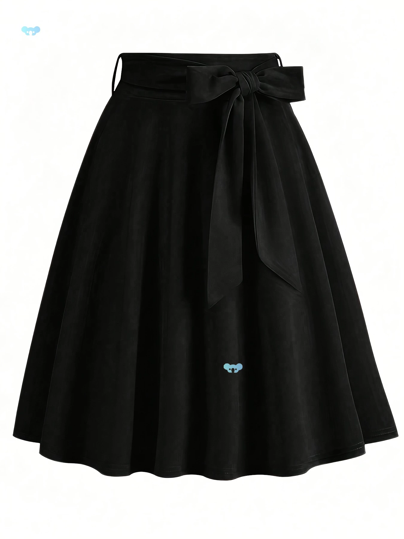 Женская модная и элегантная юбка с бантом на талии и ремешком