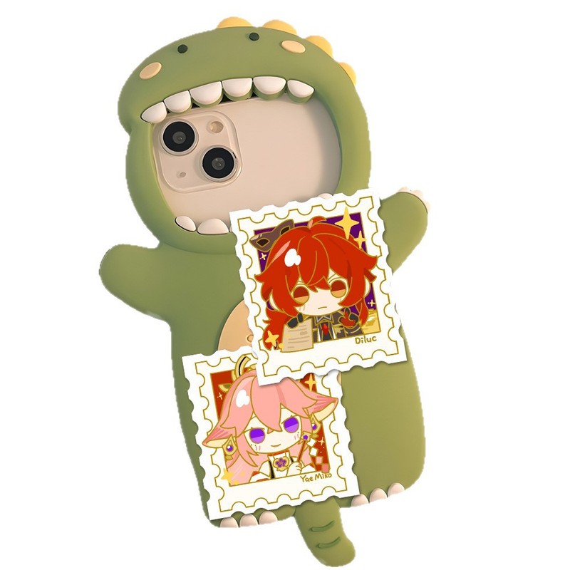 100 オリジナル人気原神スタンプステッカー漫画かわいいキャラクターアラウンドステッカー DIY 携帯電話タブレット防水|undefined