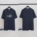 Dark blue letter signature embroidery 37