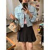 Coat husband Women&#39;s denim jacket 2023 New spring ins Famous Easy Versatile have cash less than that is registered in the accounts Jacket jacket -21989