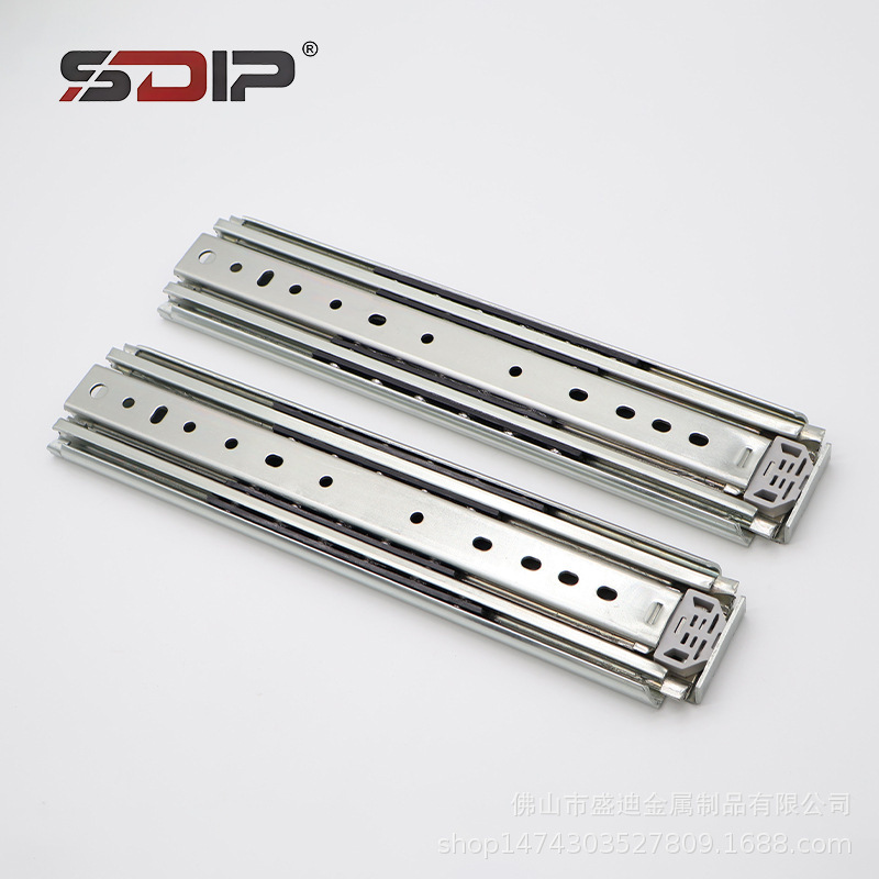 Factory Direct Supply of Modern Heavy-Duty Soft-Close Iron Drawer Slides for Kitchen, Dining Room, Bedroom, and Bathroom Cabinets