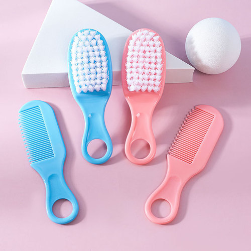 Newborn Safety Comb for Exfoliating Dry Skin, Baby Head Care Comb Set, Infant Massage Comb Brush Kit
