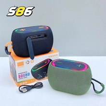 跨境新品爆款S86无线蓝牙音箱家用户外便捷式RGB炫彩灯小音响