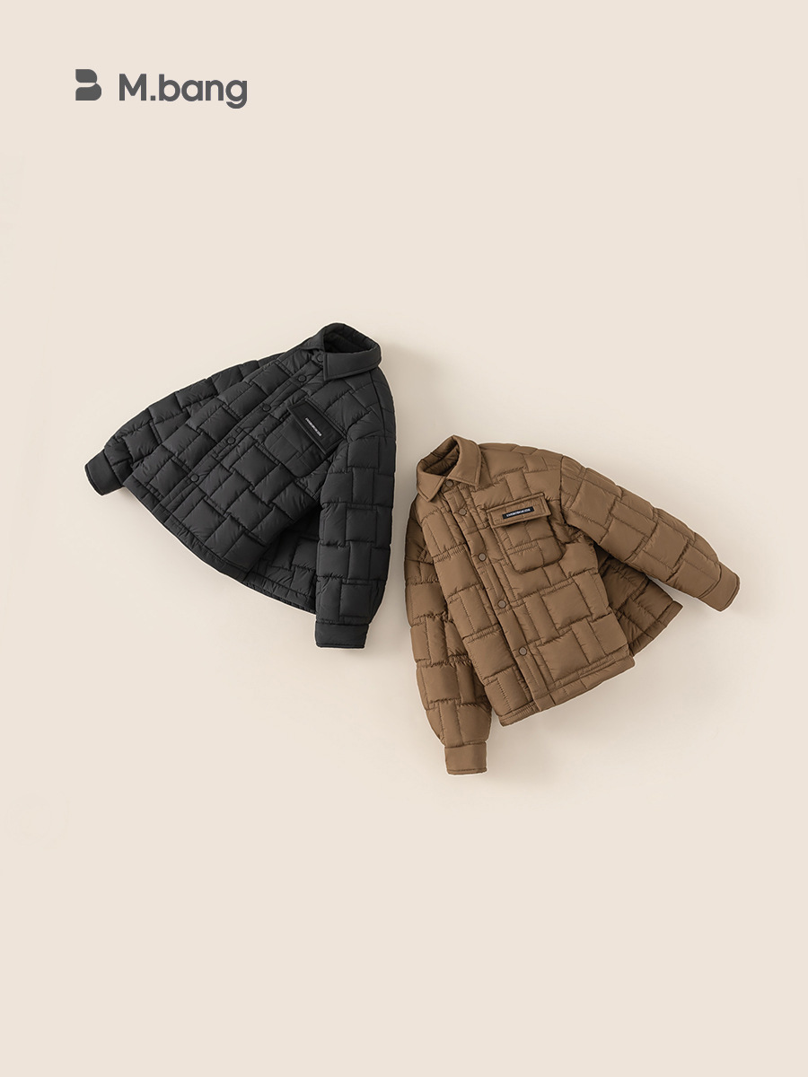 Yoobao ropa infantil para niños gruesa abrigo de invierno 2024 nuevo invierno ropa de invierno con collar chaqueta de ropa de algodón caliente para niños