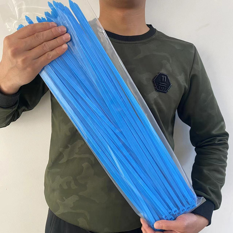 Auto-bloqueo de color nylon cable corbata grande al por mayor tamaño pequeño bolsas de color de plástico fuerte cable rojo lazo mixto