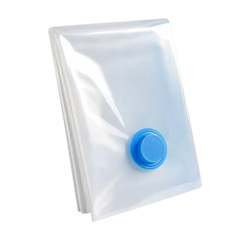 Bolsa de compresión de almacenamiento al vacío transparente transfronteriza bolsa de almacenamiento de ropa de edredón de temporada bolsa de rollo a prueba de explosiones gruesa image 6