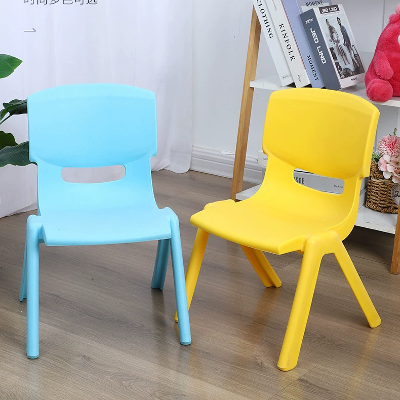 Толстый пластиковый детский стул спинка обеденный стол стул пластиковый офисный стул