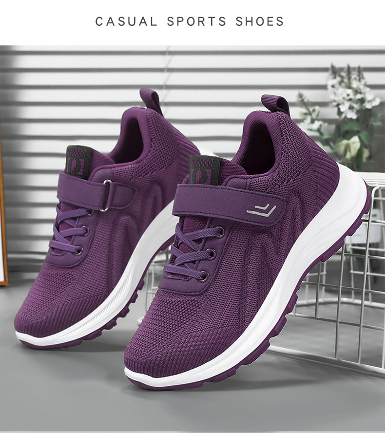 法米姿 健步鞋秋季新款女鞋中老年户外软底运动休闲鞋 旅游鞋