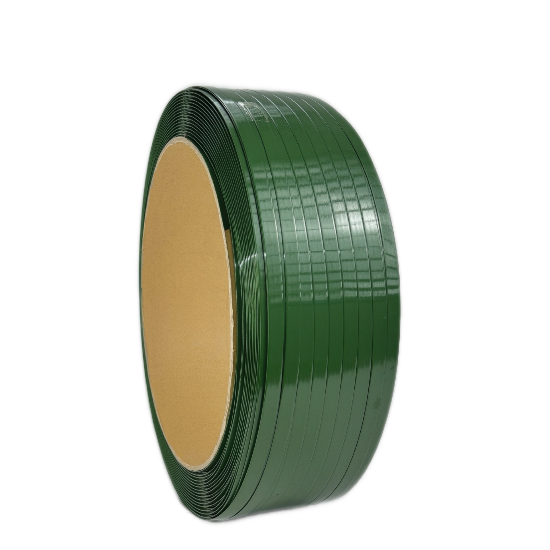 PET绿色机用带塑钢打包带1508塑钢带捆绑热熔打包带批发