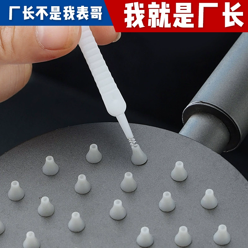 Щетка для чистки душа, многофункциональный очиститель сопел, щетка для чистки щелей в ванной и отверстий для телефонов, бытовая маленькая щетка для удаления воды.