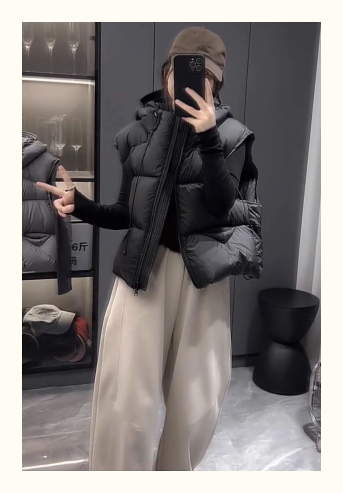 Women's Loose High-end Padded Vest-style Jacket 37 O1CN01FTvIyP1PzkMXL78ag !!2219787171912 0 cib