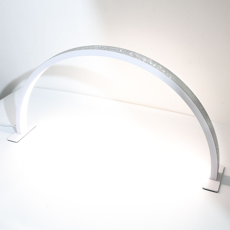 Nuevas luces de media luna de belleza, luces de visualización de belleza, luces de pestañas, luces de protección de ojos táctiles en forma de U, luces de perforación de uñas