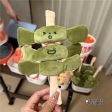 抖音同款一碗关东煮玩偶与麻辣烫套装创意过家家毛绒玩具肉夹馍