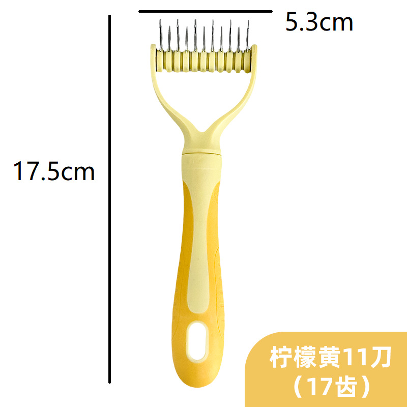 Colección de peines para mascotas, peines para gatos, peines para gatos, peines para perros, peines abiertos, peines de aguja, suministros para mascotas transfronterizos, fábrica al por mayor