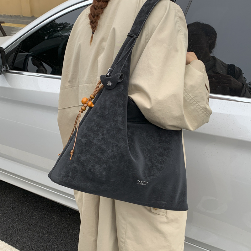 跨境外贸多功能女包托特包包潮女款大容量通勤包慵懒松弛感单肩包|undefined