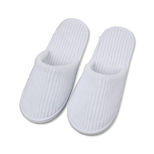Hotel disposable slippers, homestay coral velvet household anti-slip guest room supplies beauty salon slippers wholesale