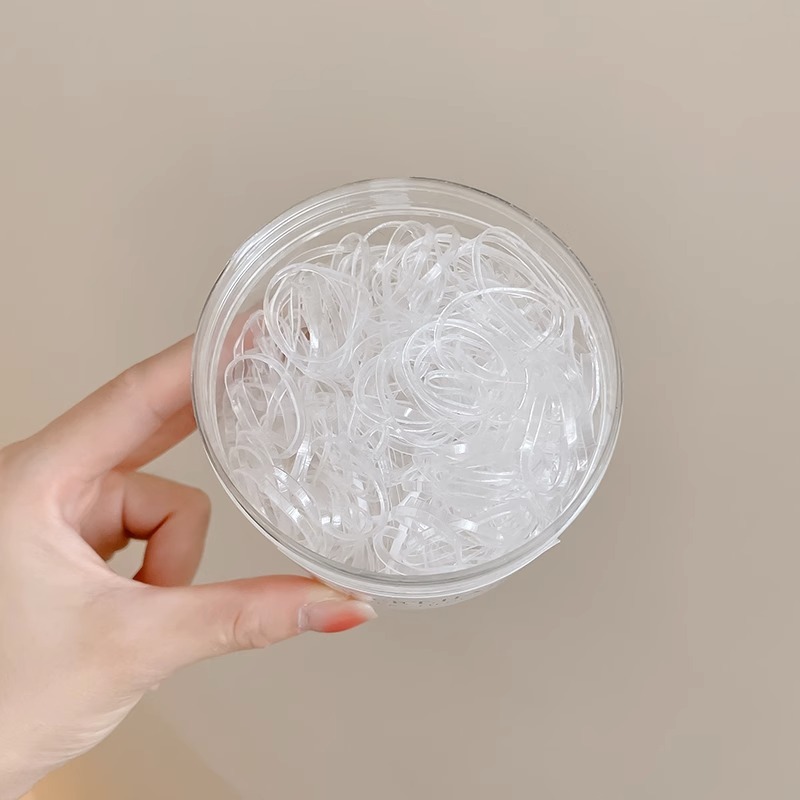 黒色使い捨てゴムバンドヘアゴム 女性用 高弾性 髪を傷めない 子供用ヘアゴム 編み込みヘアゴム 女の子用ヘアリング|undefined