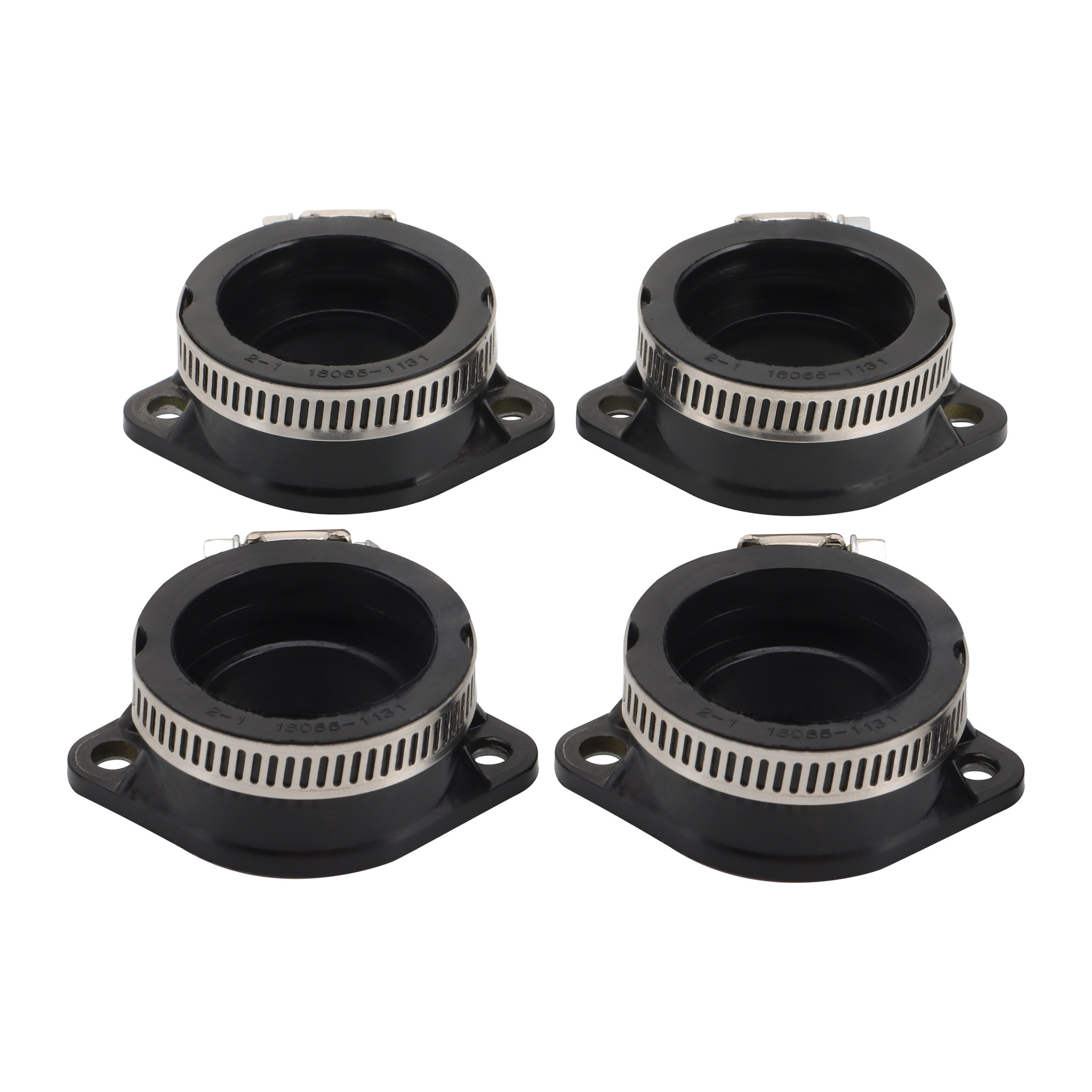 Set of 4 Motorcycle Intake Manifold Air Connectors Suitable for Gpz1100 Zxt10A Kz1000 Engines