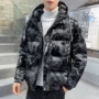 亮面冬季新款连帽羽绒服