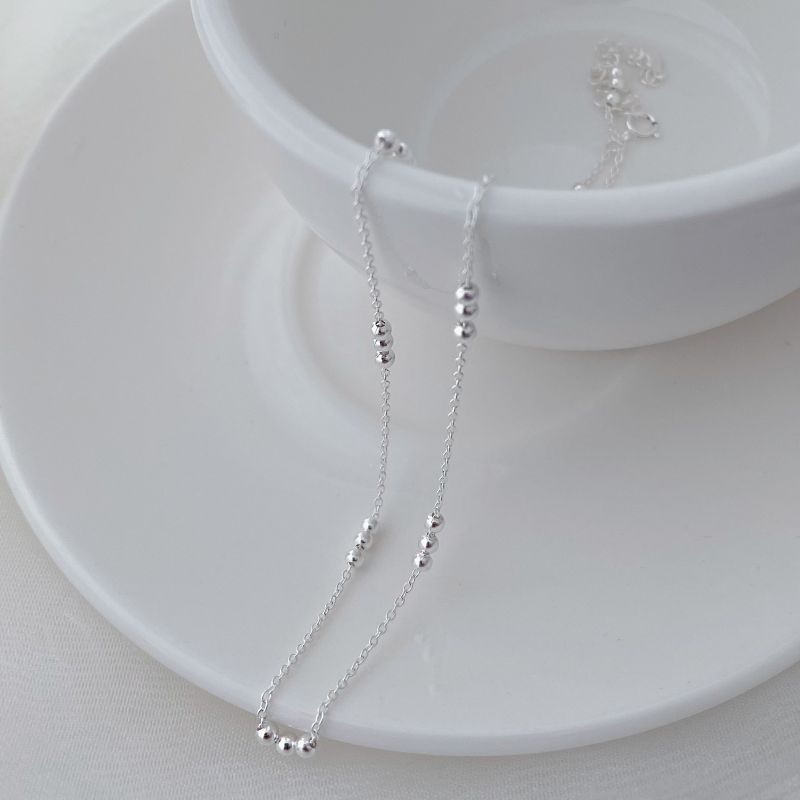 Long Necklace, Necklace, Choker Classification 925 Sterling Silver Geometric Long Necklace Necklace Choker