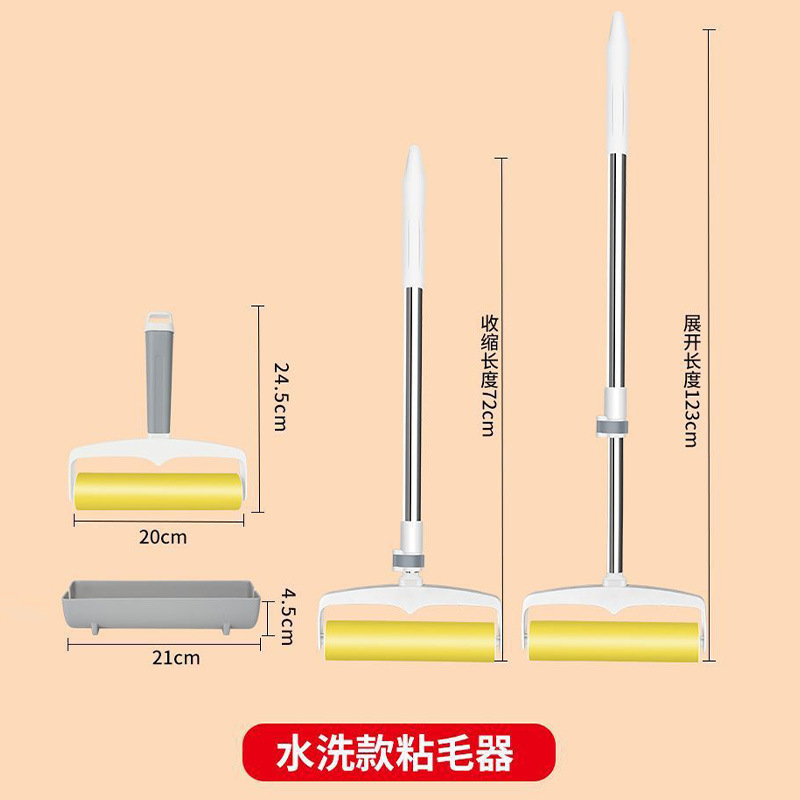 家庭用洗えるローラー毛取り器ロングハンドル衣類用毛取り器ロングハンドルヘアローラーブラシ毛取り器|undefined