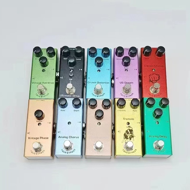 エレキギターエフェクターメタル英国ディストーションオーバードライブリバーブコーラス楽器アクセサリー卸売ギターエフェクター|undefined