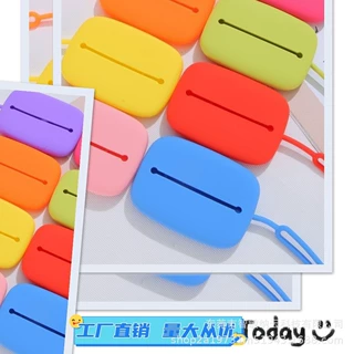 硅胶钥匙包 卡包零钱包创意糖果色旅行箱背包挂件韩版钥匙包定制