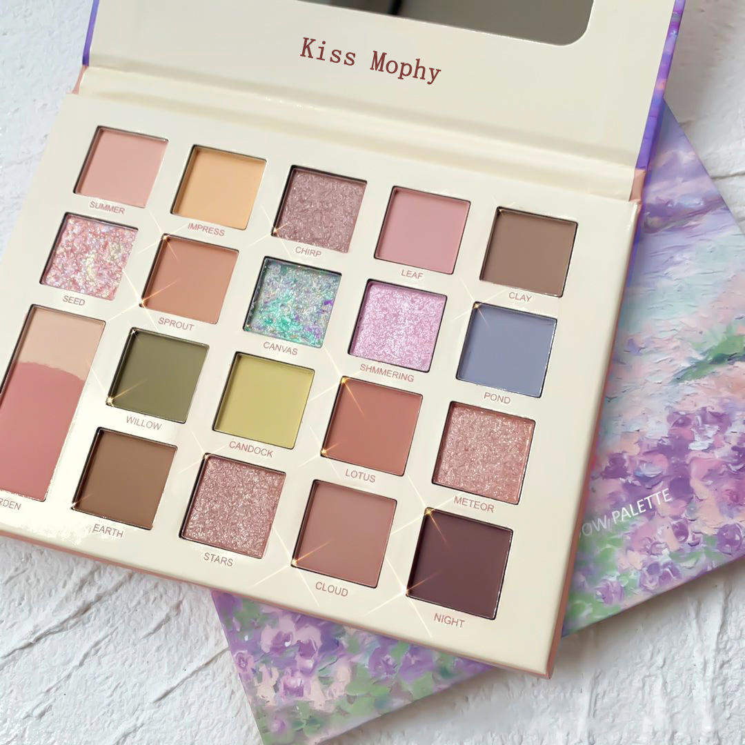 Summer Field 20-color Oil Painting Eye Shadow Plate Pearlescent Matt Eye Shadow Beginners Students Lasting Eye Shadow Affordable Chinese Goods