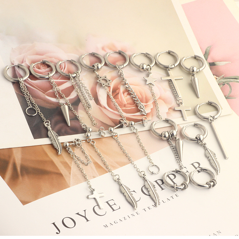 Labret piercing jewelry detail image